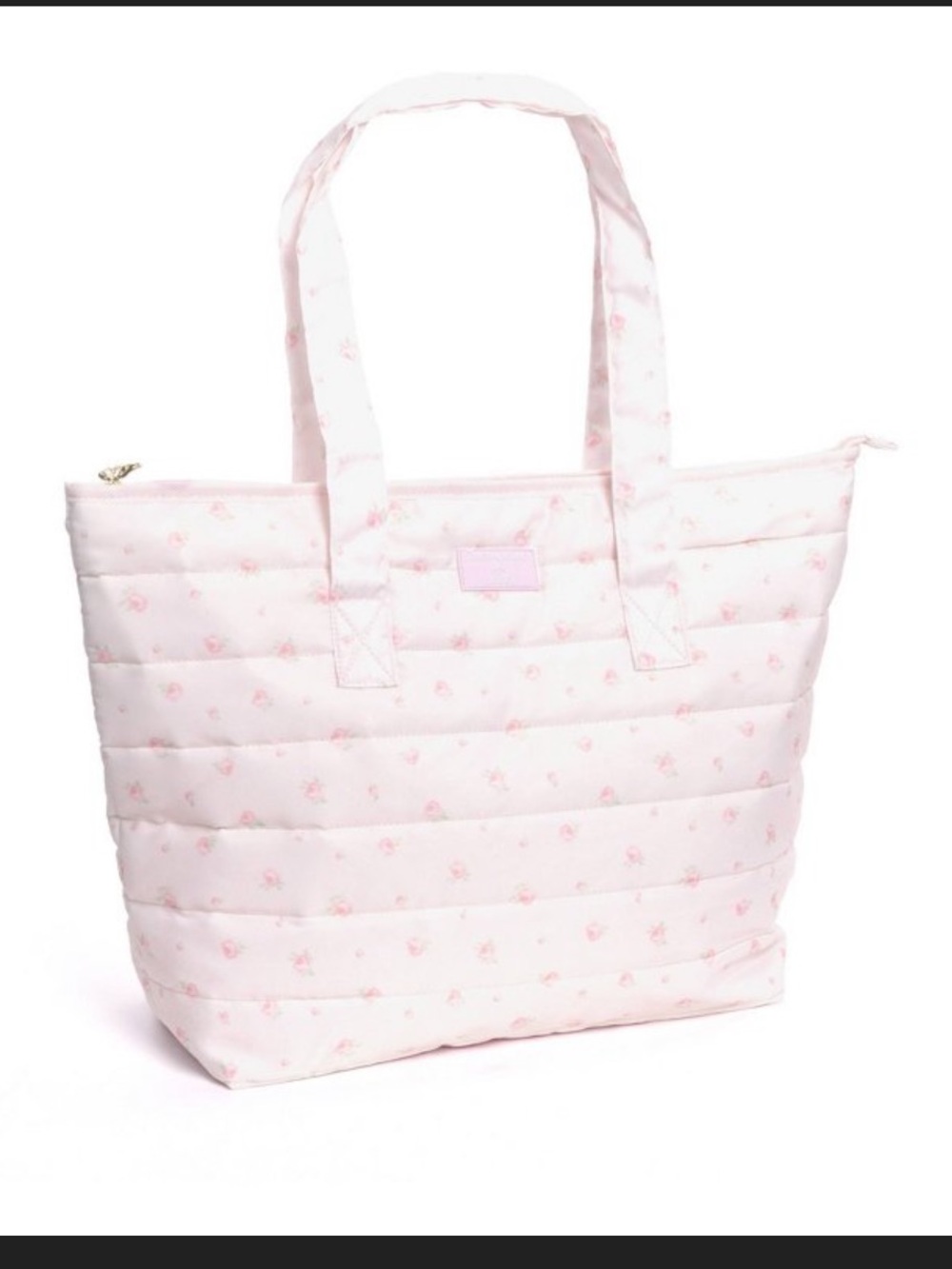 LoveShackFancy x Target - Yoobi Blooming Heirloom Ditsy Quilted Tote Bag Ballet